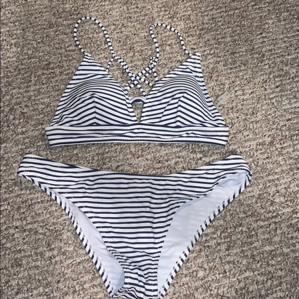 stripped bikini